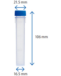 010-515-060 DigiTUBE 15mL Cap Blue (540) 